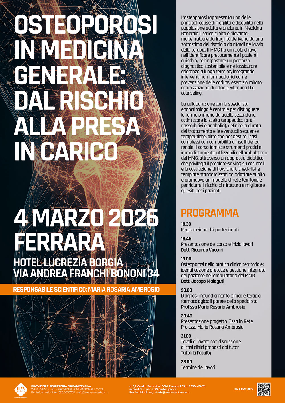 Osteoporosi in Medicina Generale: dal rischio alla presa in carico