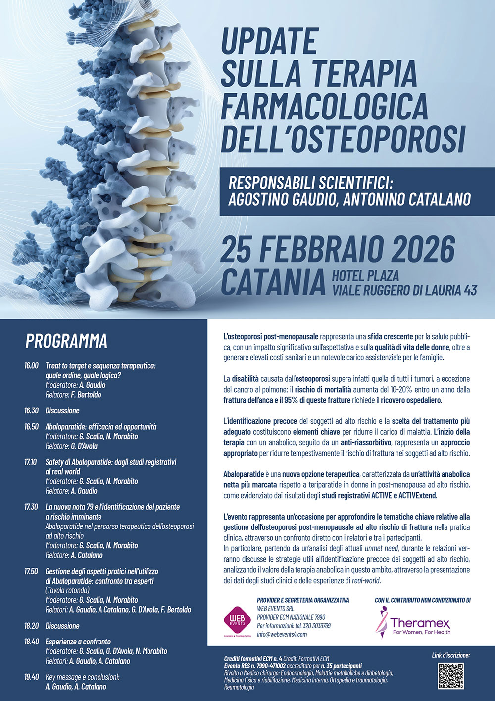 UPDATE SULLA TERAPIA FARMACOLOGICA DELL’OSTEOPOROSI
