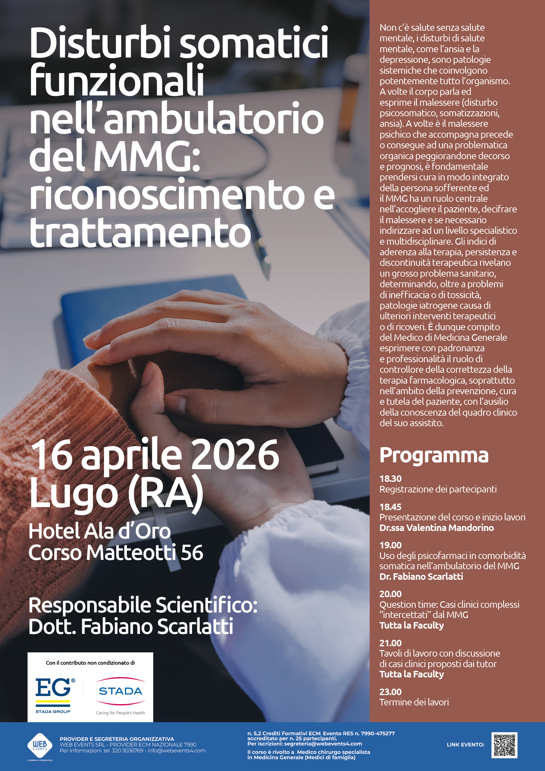 Disturbi somatici funzionali nell’ambulatorio del MMG: riconoscimento e trattamento 