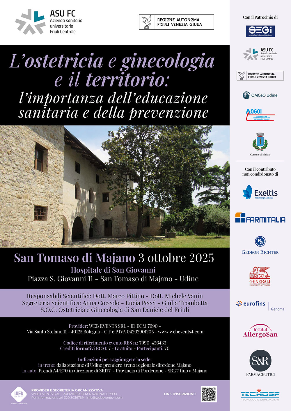 L’ostetricia e ginecologia e il territorio: l’importanza dell’educazione sanitaria e della prevenzione